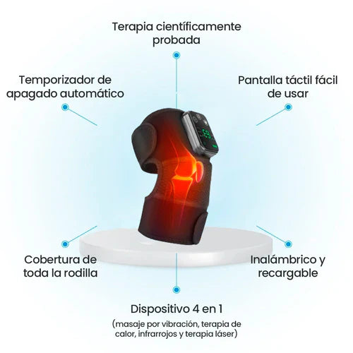 Rodillera Eléctrica Térmica y Masajeadora