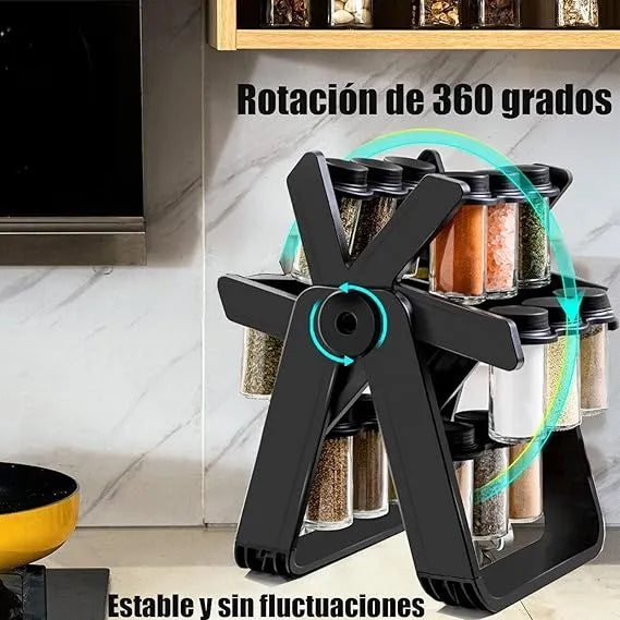 organizador de Condimentero Giratorio 360